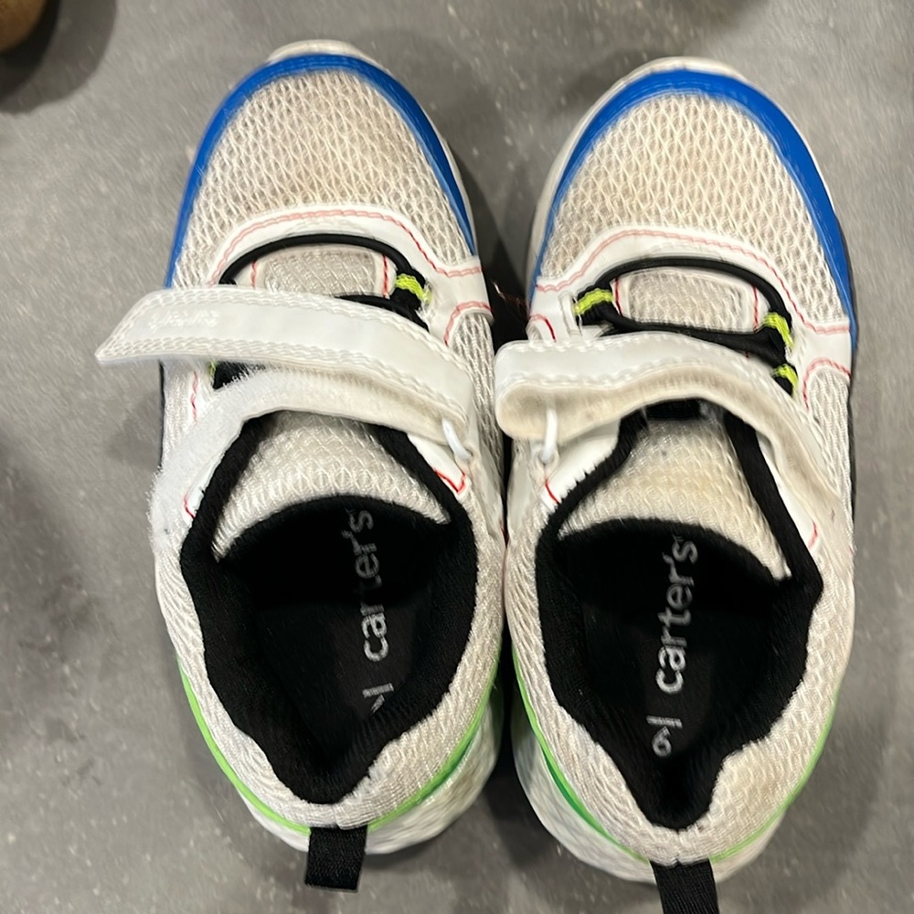 Gently used carters boys shoes size 9